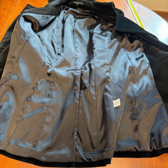 Vintage Theory Black Velvet Pea Coat XS-S - Picture 6 of 8